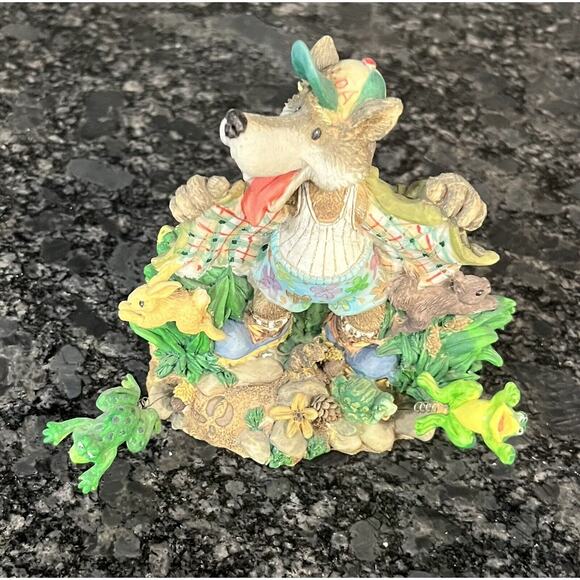 Enesco Moose Creek Crossing “Expose Yourself to Nature” 1996 Wolf Fig #260681 - Picture 3 of 7